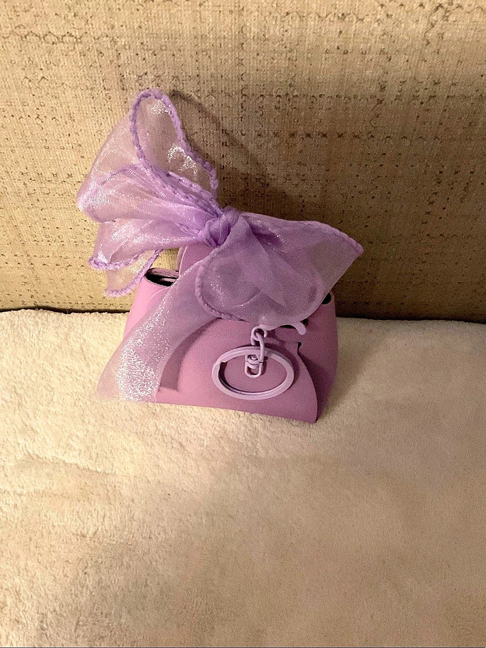 Pink Bow Mini Bag Like New